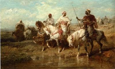 unknow artist Arab or Arabic people and life. Orientalism oil paintings 605 oil painting image